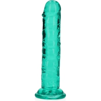 Image 1 of Shots Toys Джели дилдо Real Rock Crystal Clear 6" тюркоаз