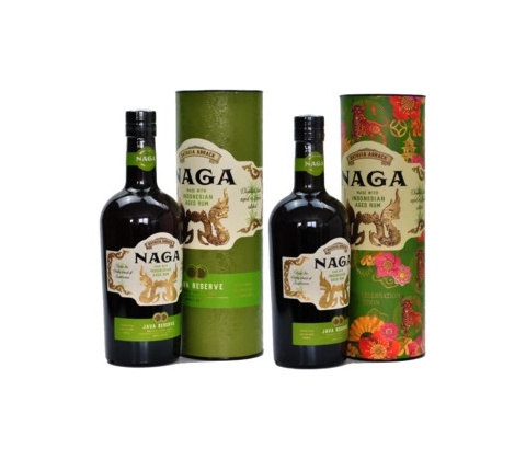 Naga Rum Java Reserve 40% 0,7 l (tuba)