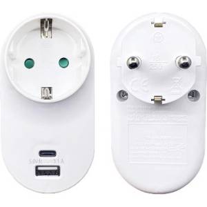 BlackBird 1 Plug + 2 USB (BH1626)