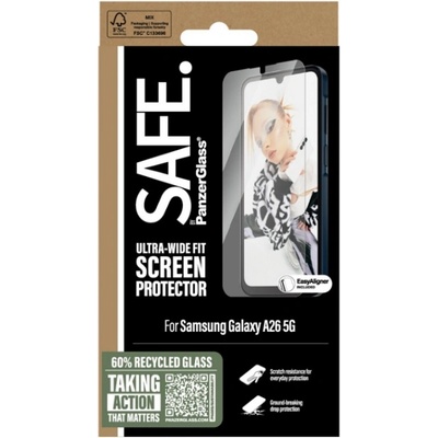 Panzer Стъклен протектор PanzerGlass - Safe, Galaxy A26, прозрачен (5715685017650)
