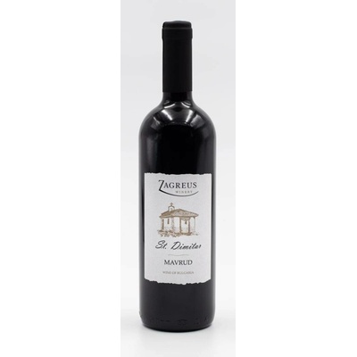 Zagreus Winery Sv. Dimitr Mavrud červená 2024 13% 0,75 l (holá láhev)