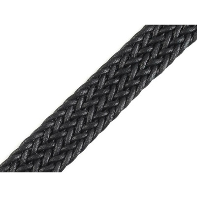 Stoklasa Splétaný popruh šíře 25 mm Balení: 1 m, Varianta: 3 černá 3 černá