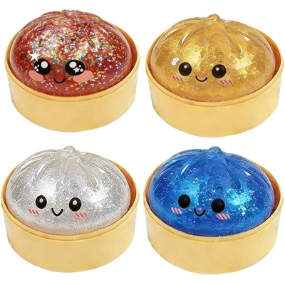 Kawaii Antistresový mačkací knedlíček Squishy Dumpling SLIME třpytkami 5 8cm – Zbozi.Blesk.cz