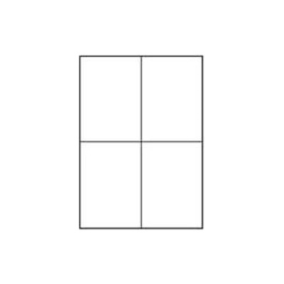 Etikety univerzálne odnímateľné 105x148mm Agipa A4 100 hárko AG128992
