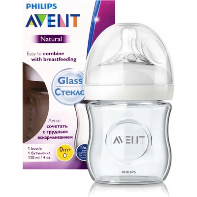Philips Avent lahev Natural čiré sklo 120 ml