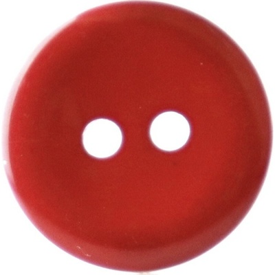 Pro Háčkování Knoflík kulatý plast 15 mm červený