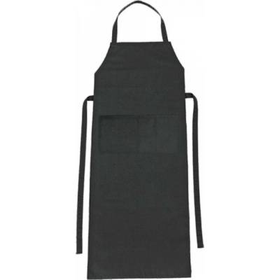 CG Workwear Zástěra Verona s laclem a kapsou 90 x 75 cm šedá tmavá 90 x 75 cm CGW1146