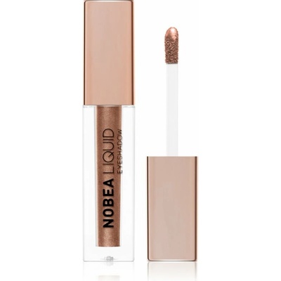 Nobea Metal Liquid Eyeshadow tekuté očné tiene Coffee E04 4 ml