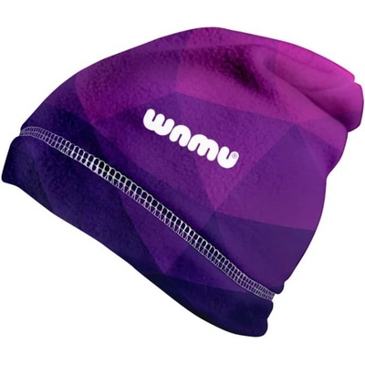 Wamu detská fleecová čiapka MOZAIKA fialová