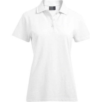 Promodoro 4005 / Дамска поло тениска от рингспън памук - бяла xxl (40400500105)