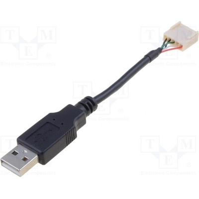 Bulgin 14193 USB 2.0, USB A vidlice, vidlice 5pin, R.kontaktů, 2,54mm
