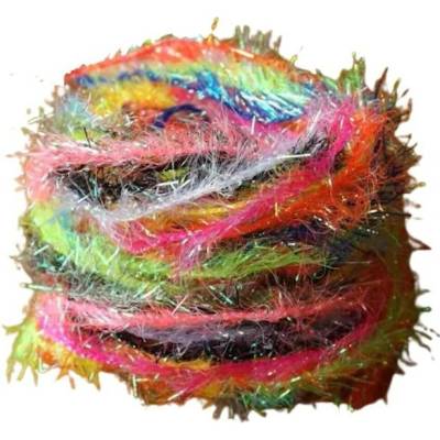 FlyBox Pearl Crystal Hackle 12 mm, černá