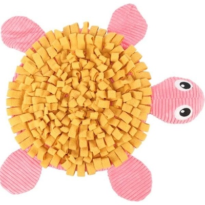 Flamingo čuchací koberček korytnačka ružová 39 x 38 cm