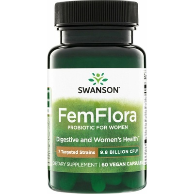 Swanson Femflora Probiotika pro Ženy 60 kapsúl