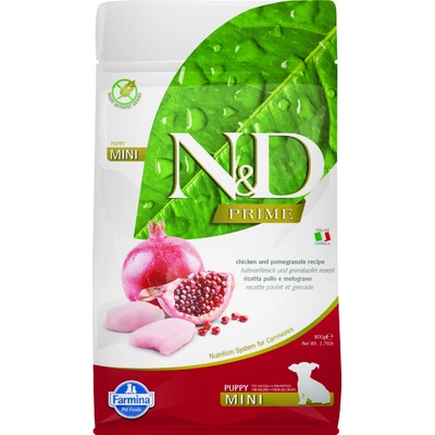 N&D Dog Puppy S/M Chicken & Pomegranate 0,8 kg