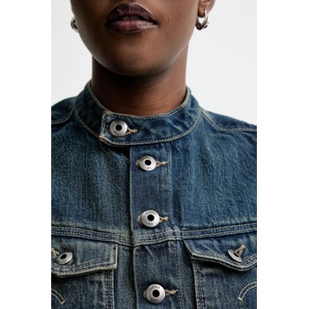 G-Star RAW Дънкова рокля G-Star в синьо къса с кройка по тялото D27698. D577 (D27698.D577)