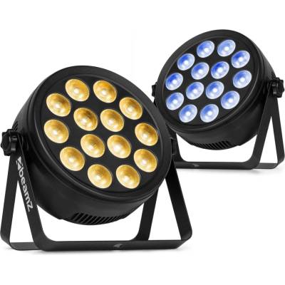 BeamZ sada 2 BCC165 LED PAR - PAR reflektor so 14x 4W RGBAW-UV LED - Vrátane diaľkového ovládania