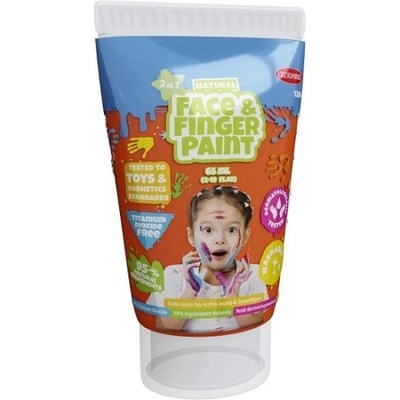 Boti natural oranžová farba na maľovanie prstami a na tvár 65 ml