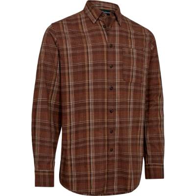 Deerhunter Мъжка риза с копчета Deerhunter Ashton Shirt - Brown Check - размер 41/42 (EU) (033-2994-0212)