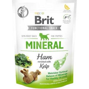 Brit Care Dog Functional Snack MINERAL Шунка за Кучета Пухчета 150 г