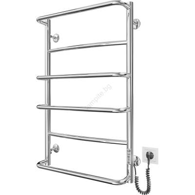 Mario Radiators Полотенцесушител за баня LUX 105W/230V 81x52 cm неръждаема стомана/лъскав хром, десен (MR0097)