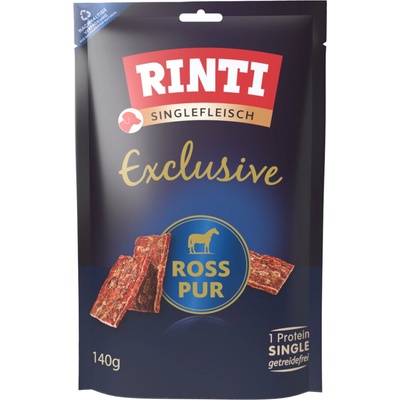 RINTI Singlefleisch Exclusive Snack Bigpack čisté konské mäso 140 g