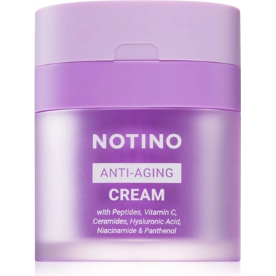 Notino Anti-Aging Cream with Peptides, Vitamin C, Ceramides, Hyaluronic Acid, Niacinamide & Pantheno дневен и нощен крем против стареене на кожата 50ml