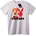 NOONEBRAND Тениска Playboy заек и момиче - M, White