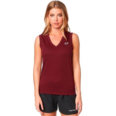 FOX tielko Worldwide Tank Cranberry 527