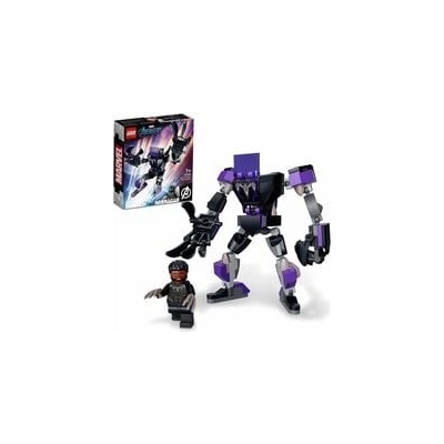 LEGO® Super Heroes 76204 Black Pantherovo robotické brnění, 124 dílků