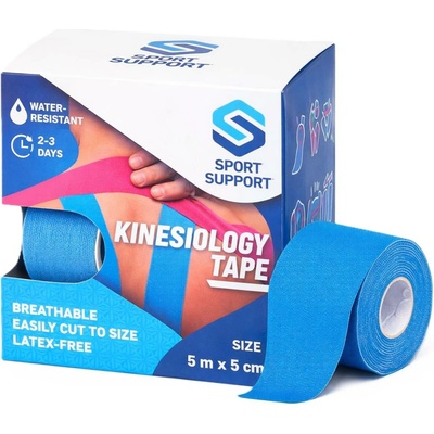SportSupport Kineziologická tejpovací páska modrá 5 m × 5 cm