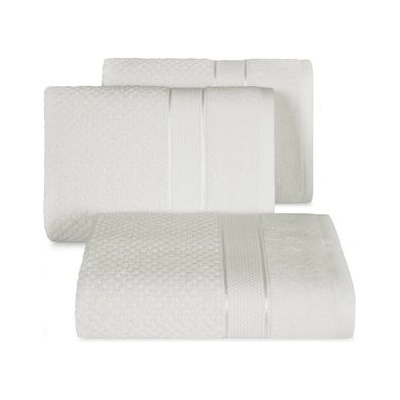 Mybesthome Bavlněný froté ručník s proužky JESSICA 50 x 90 cm, bílá, 500 g