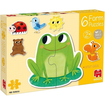 Goula Комплект детски пъзели Goula - Животни, 6 броя (53173)