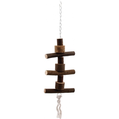 BIRD JEWEL Hračka závěsná dřevo 48 cm