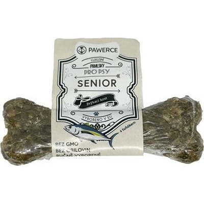 Pawerce žuvacie kost plněná SENIOR tuniak 12cm