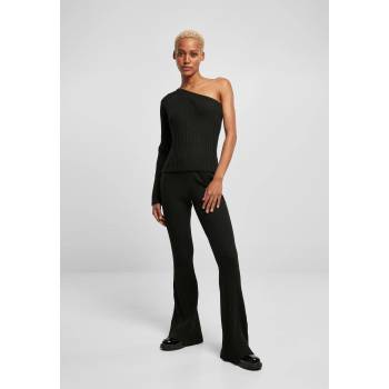 Urban Classics Дамски плетен клин в черен цвят Urban Classics Rib Knit LeggingsUB-TB5443-00007 - Черен, размер L