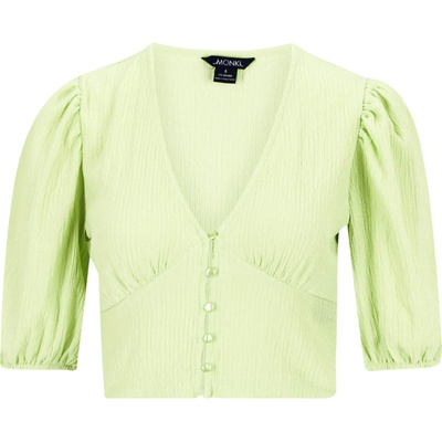Monki Блуза зелено, размер L