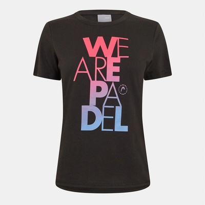 HEAD Дамска тениска HEAD Head Wap Bold T-Shirt Womens - Black