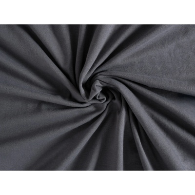 Brotex Jersey prestieradlo Exclusive tmavo šedé 80x200