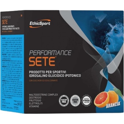 EthicSport Performance SETE | Carbs & Electrolytes Sachets [14 x 22 грама] Портокал