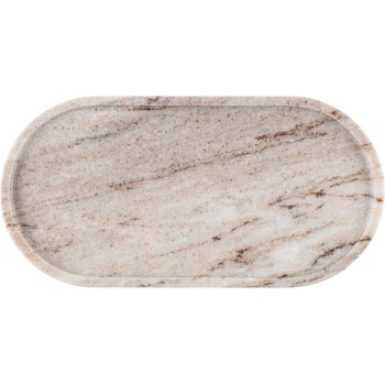 Image 1 of MAKU Овална мраморна табла 30х15 см. - бежова (tb maku 653778)