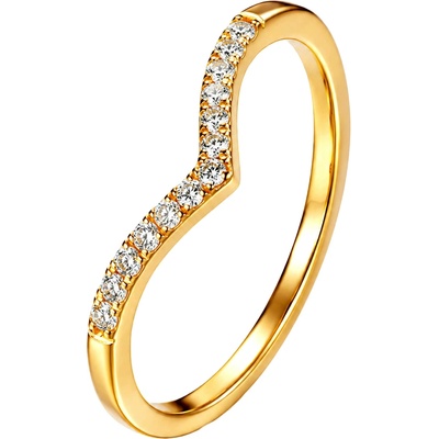 Zlaton Prsten žluté zlato s diamanty N03082603552