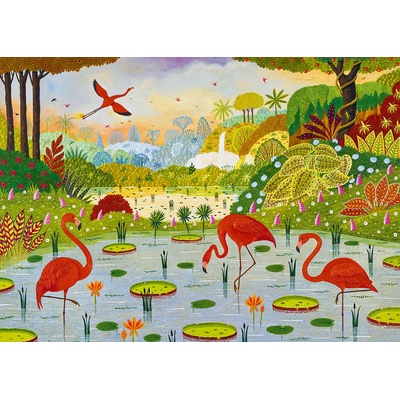 Pieces & Peace - Puzzle Flamants des Caraïbes - 1 000 piese