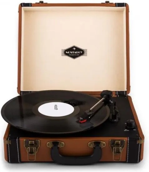 Auna Jerry Lee Retro Platane LP USB (TTS6-JERRY-LEE-BR)