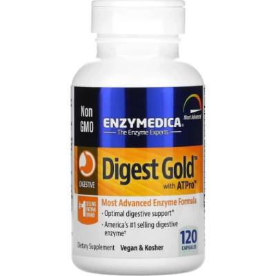 Enzymedica Digest Gold with ATPro, 120 капсули, Enzymedica (77982)