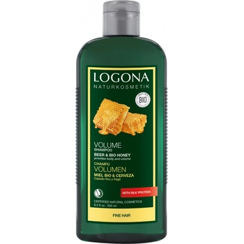 Logona šampon pro zvětšení objemu vlasů pivo & med 250 ml