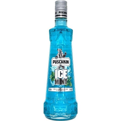 Puschkin Ice Mint 15% 0,7 l (holá láhev)