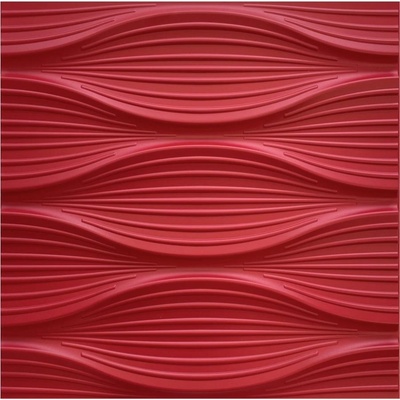 Impol Trade 3D PVC DNA D130 červený 500 x 500 mm 1ks