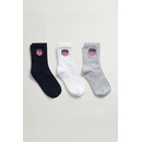 GANT D1. GANT RETRO SHIELD SOCKS 3 PACK