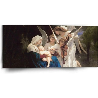 Sablio Obraz Panna s anděly - William-Adolphe Bouguereau - 110x50 cm
